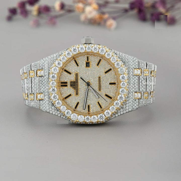 Men's Luxury Fully Iced out VVS Watch
