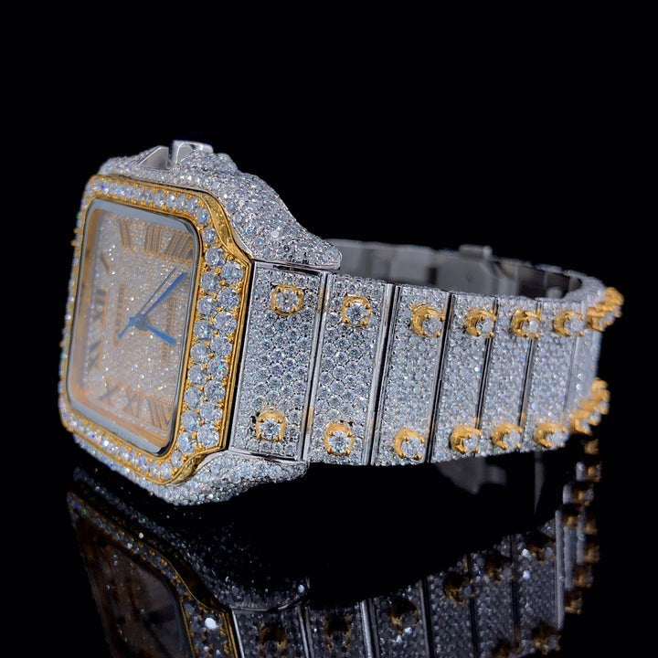 Iced Out VVS Moissanite Diamond Watch