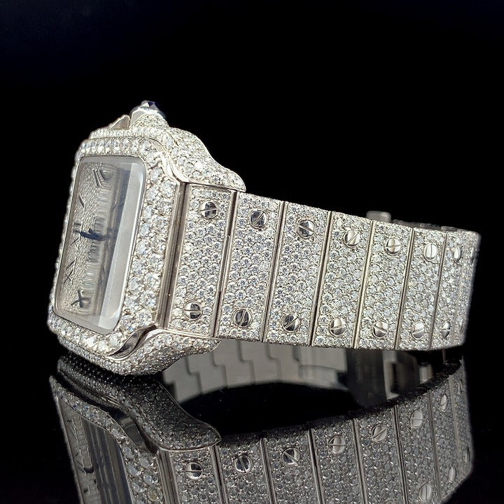 Iced Out VVS Moissanite Diamond Watch