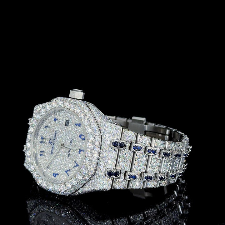 Iced Out Automatic Movement Wrist Watch