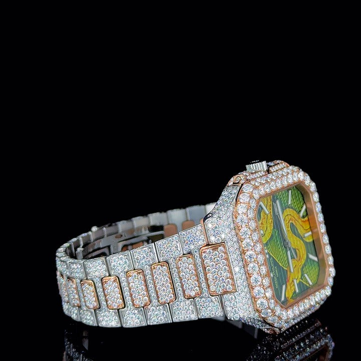 Luxe Serpent Dial Watch