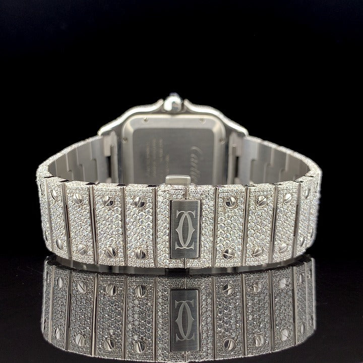 Iced Out VVS Moissanite Diamond Watch