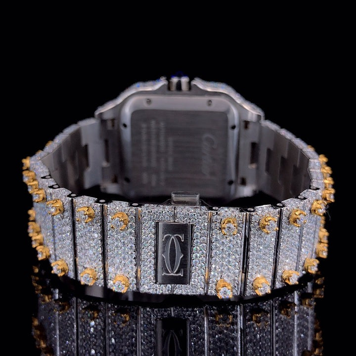 Iced Out VVS Moissanite Diamond Watch