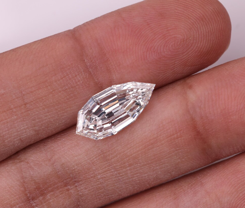 Step Pear Cut Lab Grown | IGI Certified |1.00-6.00 CT