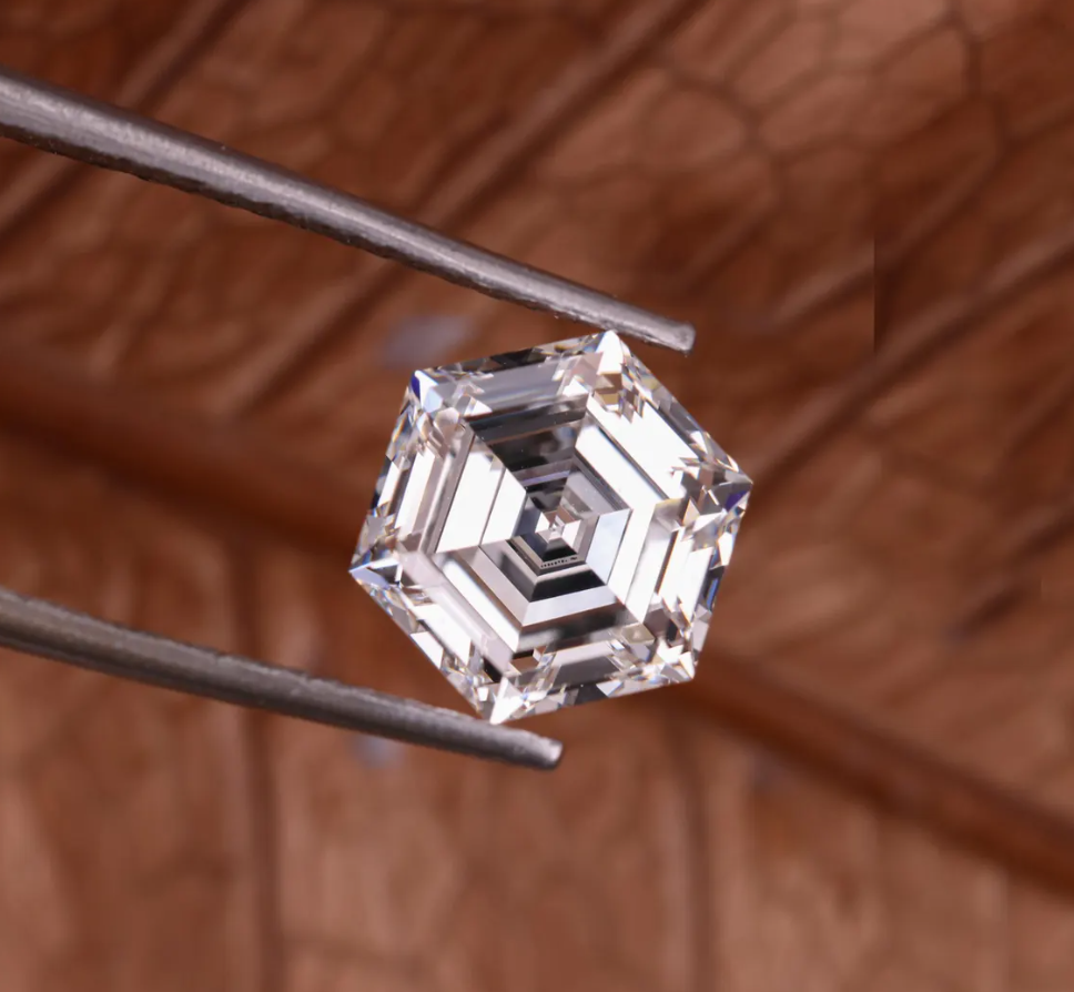 Hexagon Cut Lab Grown | IGI Certified | 0.50-6 CT