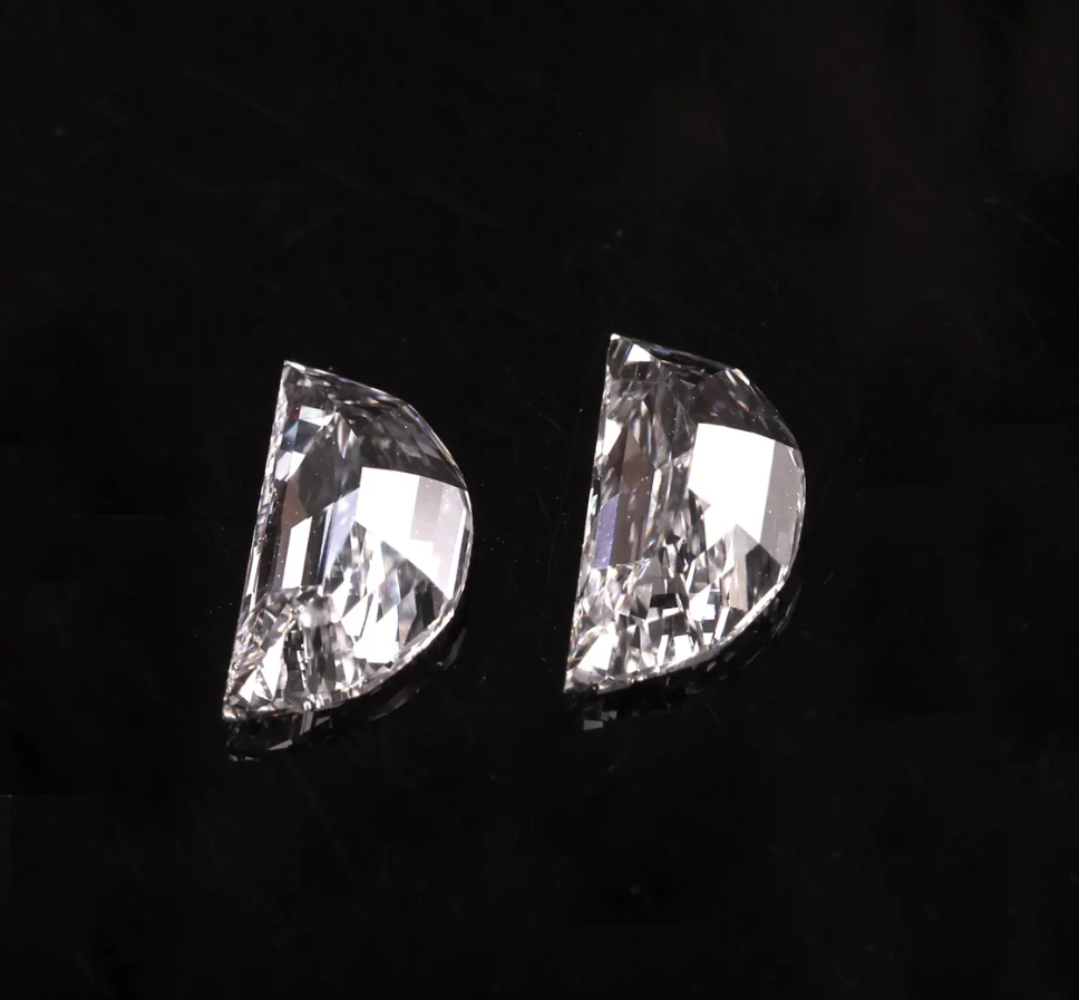 Haif Moon Cut Lab Grown | IGI Certified | 0.50-6 CT