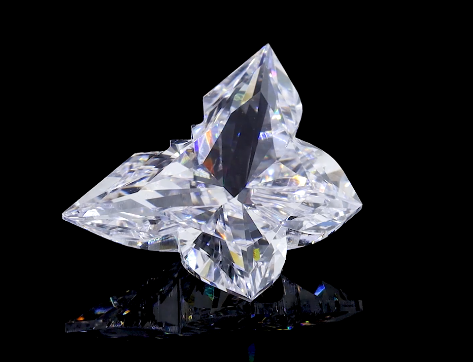 DEF VS-VVS 2.00 PAIR LAB GROWN DIAMONDS. BEAUTIFUL BUTTERFLY CUTS