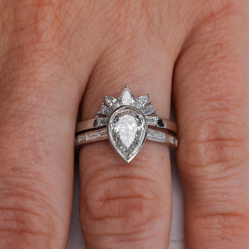 Pear Diamond Engagement Ring