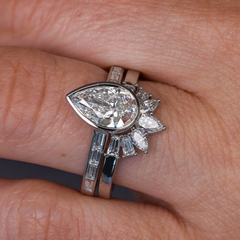 Pear Diamond Engagement Ring