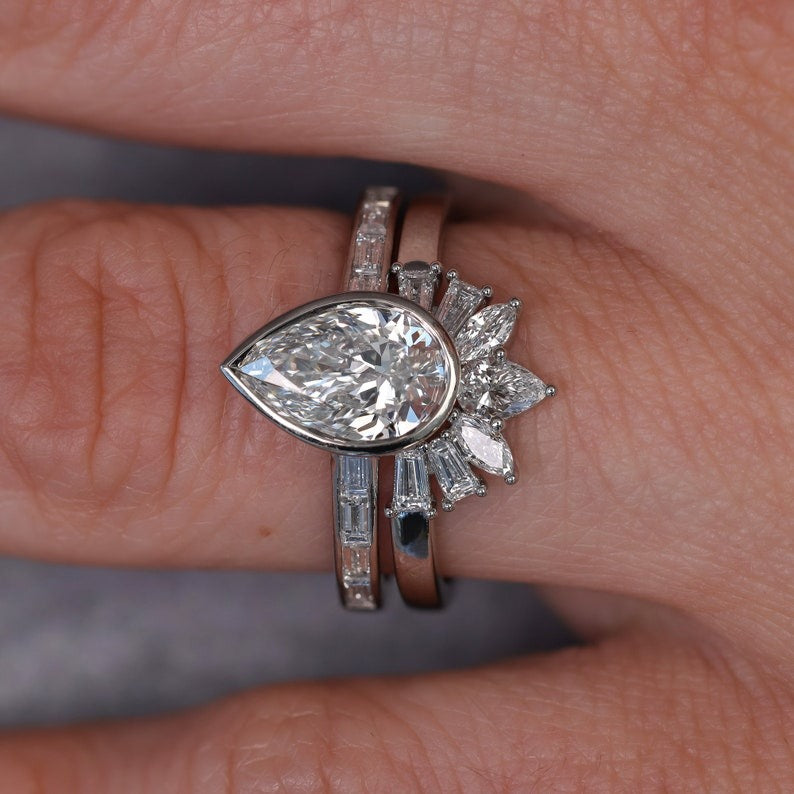Pear Diamond Engagement Ring