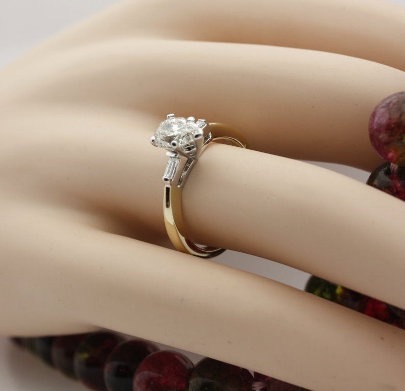Classic 1.15 Carat Pear Shape Natural Diamond Engagement Ring
