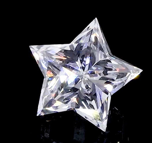 Star Shape CVD Lab Grown Loose Diamond, Wholesale Fantasy Cut Colorless Diamond, Unique Custom Jewelry Stone Gift.