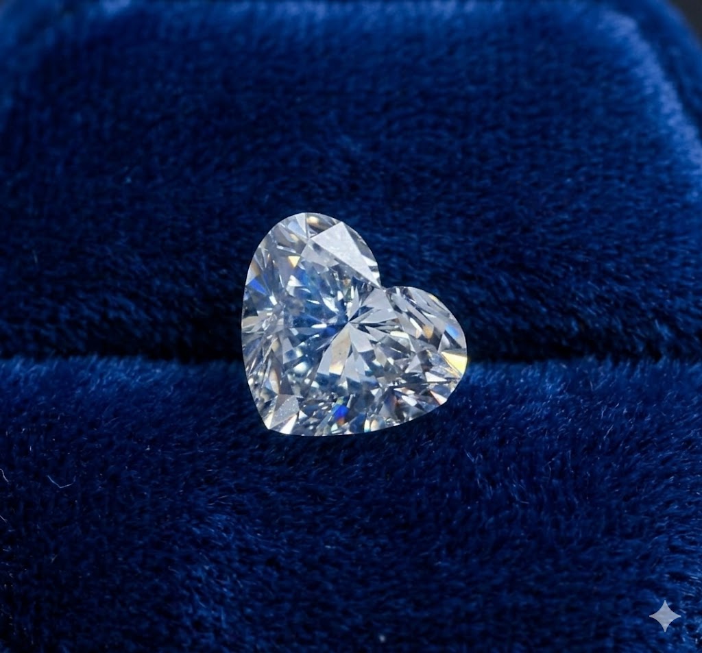 Heart Cut Lab Grown Diamond | IGI Certified D-F VVS Loose Stone (0.50-6 Ct)
