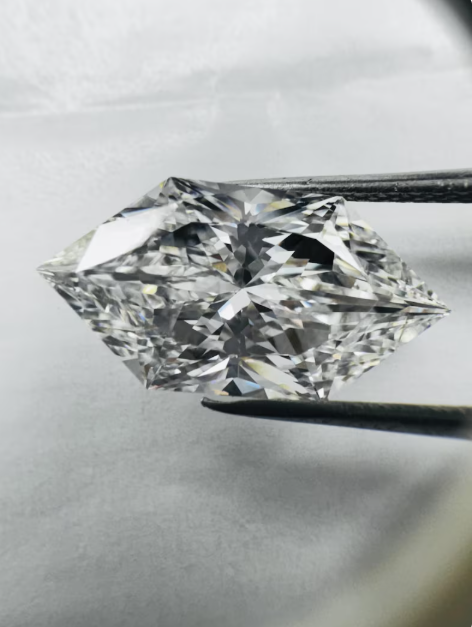 4 CT Dutch Marquise Cut Lab Grown Diamond Ring IGI Certified | Three Stone Engagement Ring with 1.50 CT Lab Grown Emerald Cut Side Diamonds
