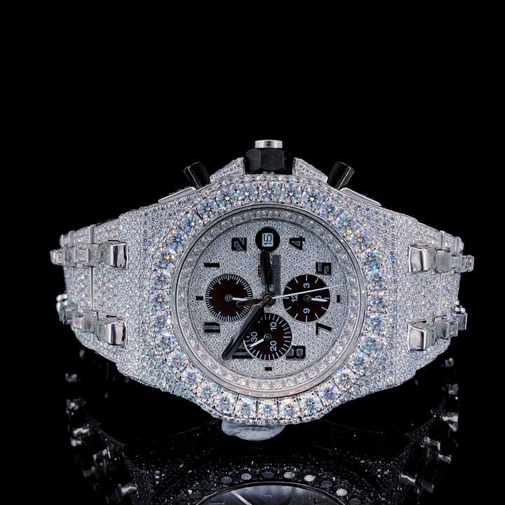 Automatic Bust Down Diamond VVS Moissanite Watch