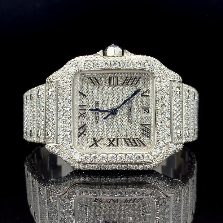 Iced Out VVS Moissanite Diamond Watch