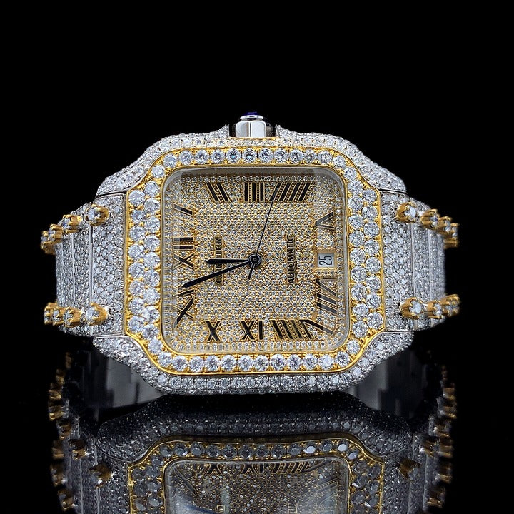 Men's Bust Down Automatic Movement Wristwatch