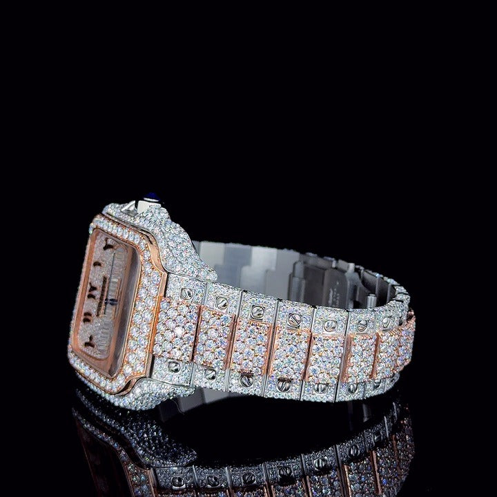 Rose Gold Radiance Arabic Diamond Watch