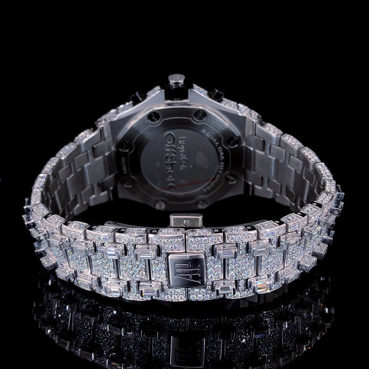 Automatic Bust Down Diamond VVS Moissanite Watch