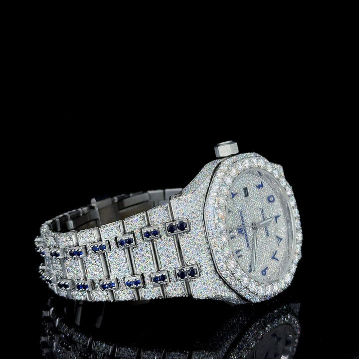 Iced Out Automatic Movement Wrist Watch