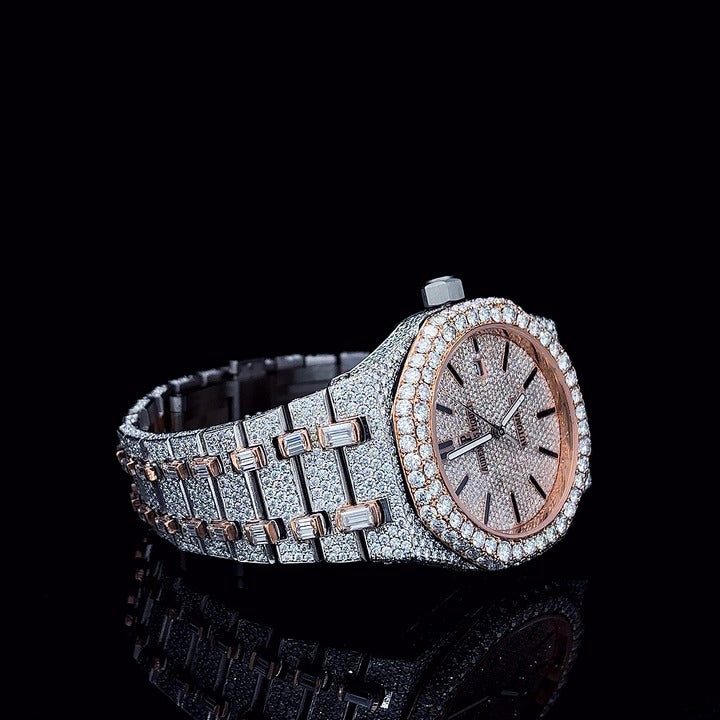 Men's Luxury Fully Iced out VVS Watch