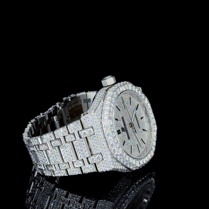 Real VVS Moissanite Diamond Watch