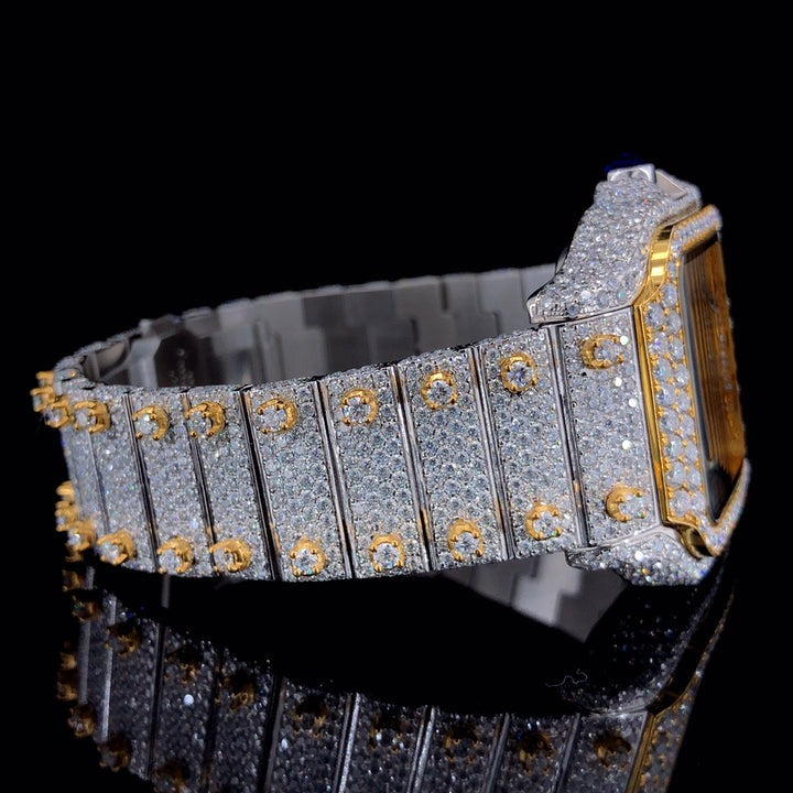 Iced Out VVS Moissanite Diamond Watch