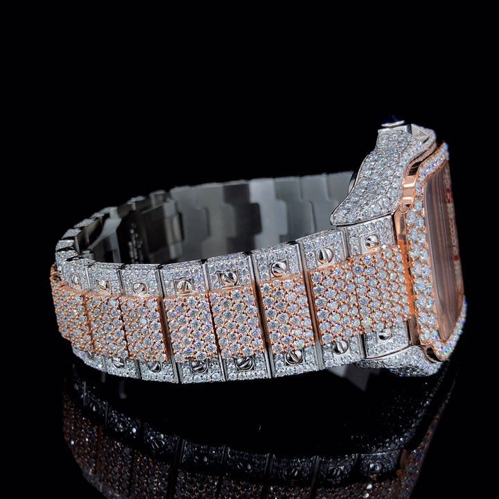 Rose Gold Radiance Arabic Diamond Watch