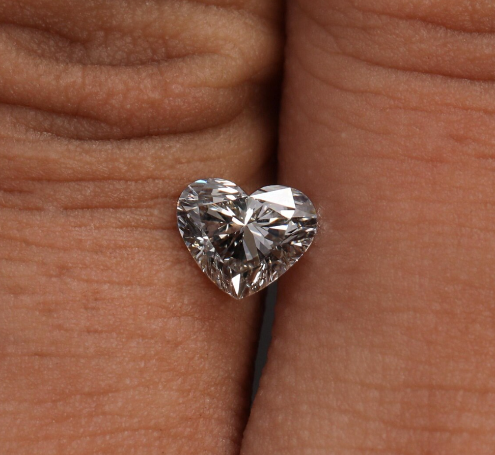 Heart Cut Lab Grown Diamond | IGI Certified D-F VVS Loose Stone (0.50-6 Ct)