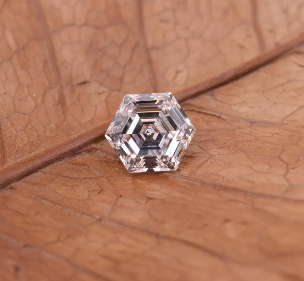 Hexagon Cut Lab Grown | IGI Certified | 0.50-6 CT