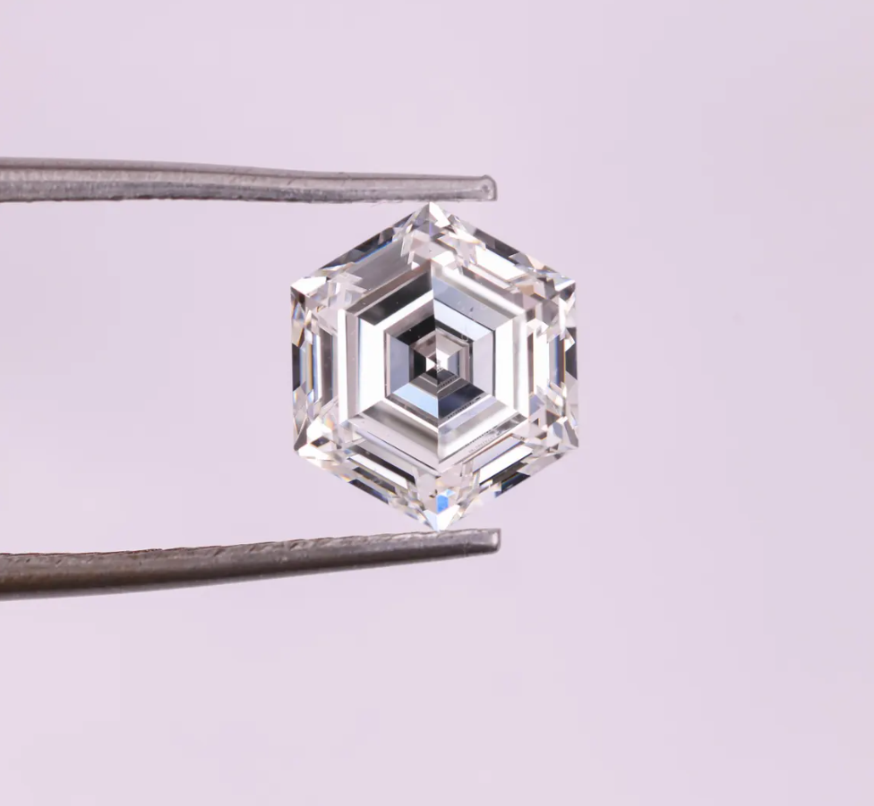 Hexagon Cut Lab Grown | IGI Certified | 0.50-6 CT