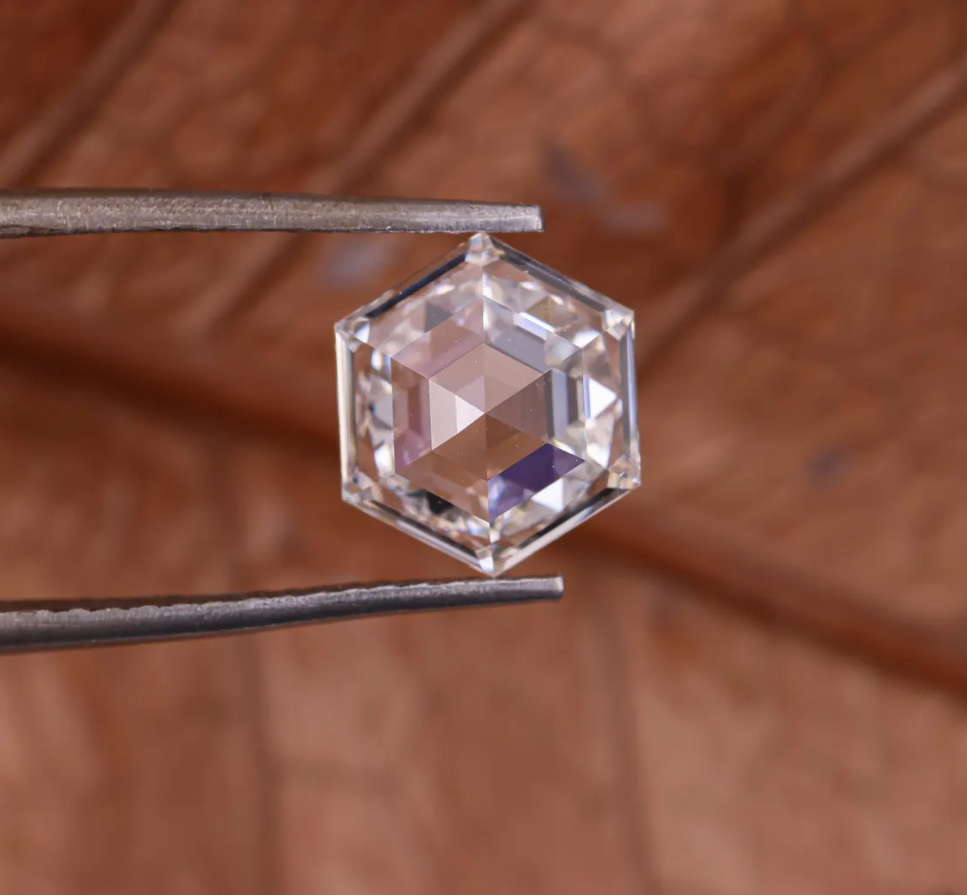 Hexagon Cut Lab Grown | IGI Certified | 0.50-6 CT