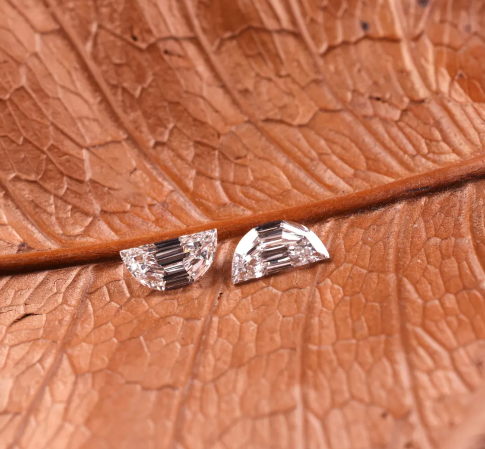 Haif Moon Cut Lab Grown | IGI Certified | 0.50-6 CT