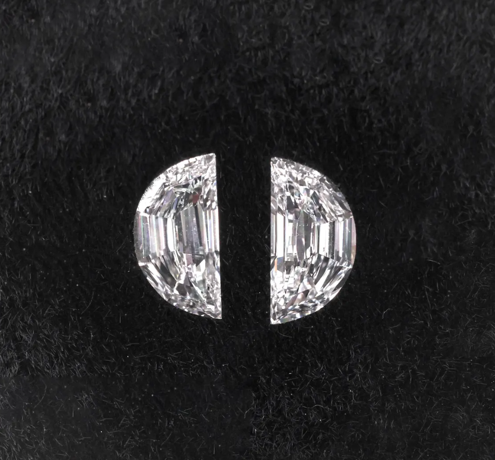 Haif Moon Cut Lab Grown | IGI Certified | 0.50-6 CT