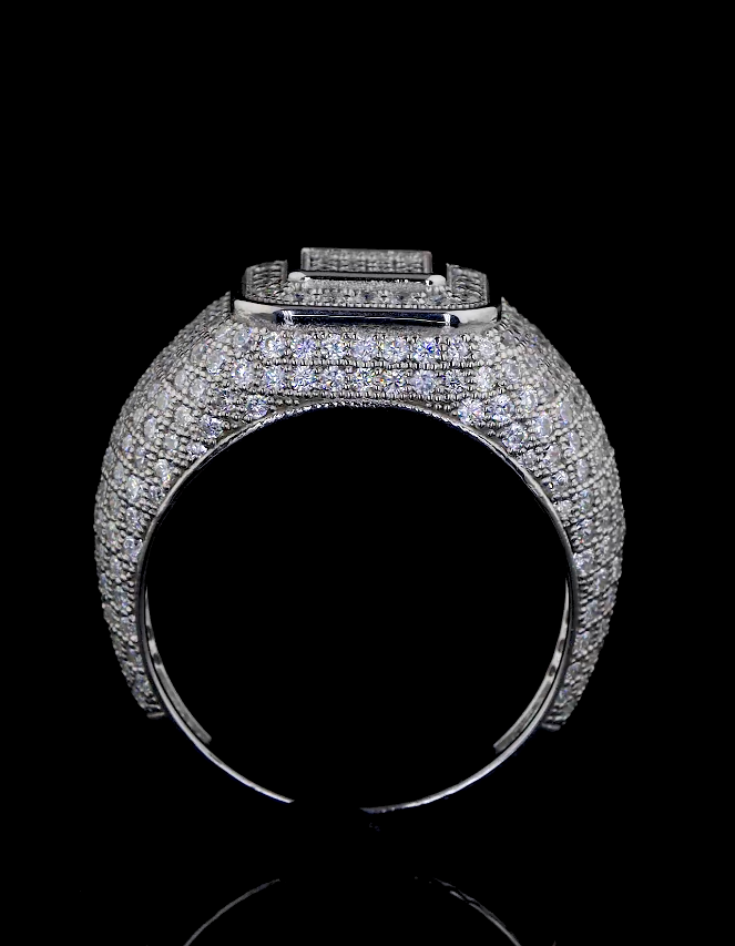 Men's 14K Gold Lab Grown Diamond Wedding Band, Minimalist Engagement Ring