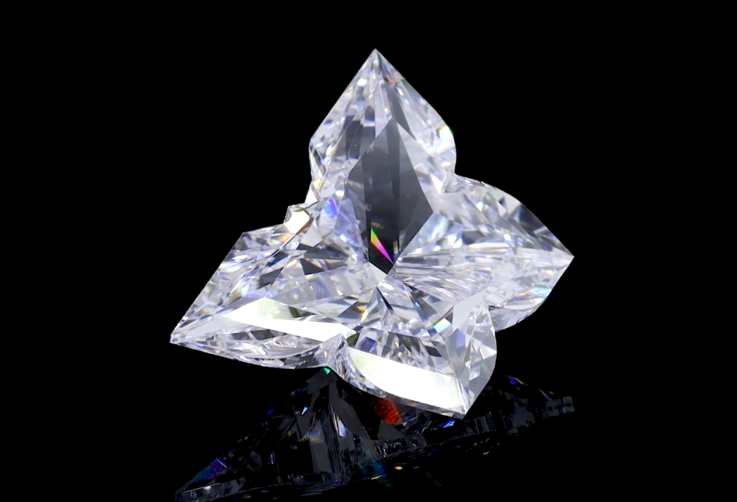 DEF VS-VVS 2.00 PAIR LAB GROWN DIAMONDS. BEAUTIFUL BUTTERFLY CUTS