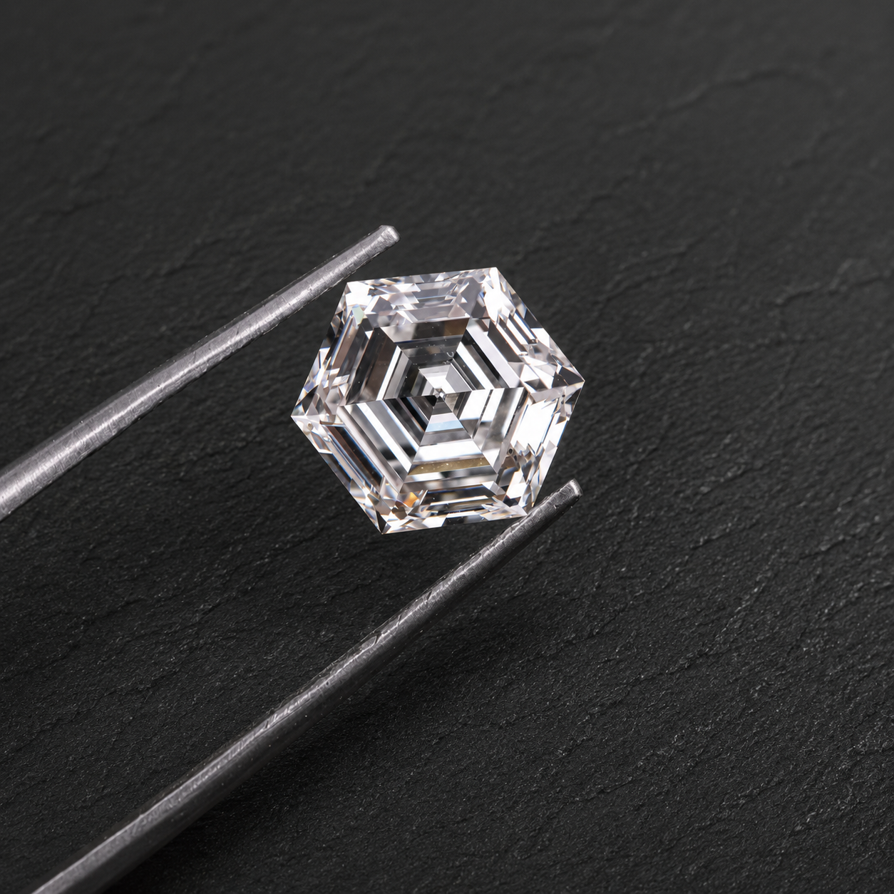 Hexagon Cut Lab Grown | IGI Certified | 0.50-6 CT
